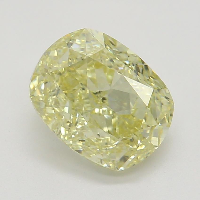 0.90 Ct. Fancy Yellow Cushion Diamond