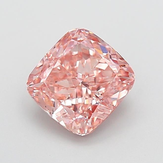 2.01 Ct. Fancy Intense  Pink Cushion Lab Grown Diamond
