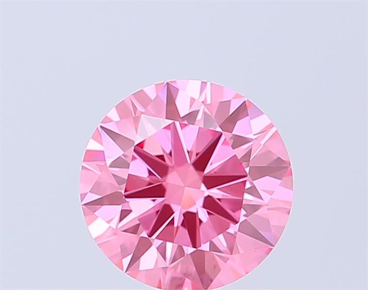 1.00 Ct. Fancy Vivid Pink Round Lab Grown Diamond