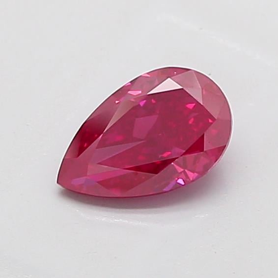 1.24 Ct. Fancy Vivid Pink Pear Lab Grown Diamond