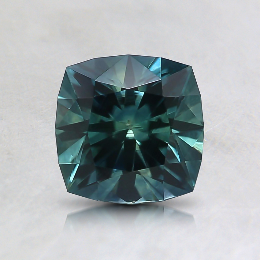 5.8mm Teal Cushion Montana Sapphire