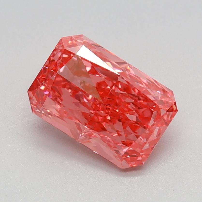 1.11 Ct. Fancy Vivid Pink Radiant Lab Grown Diamond