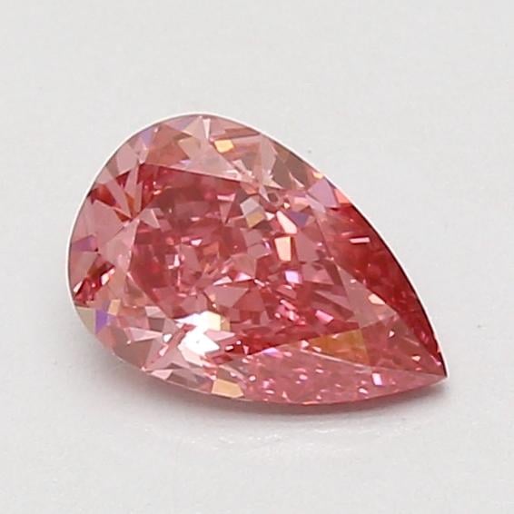 0.85 Ct. Fancy Vivid Pink Pear Lab Grown Diamond