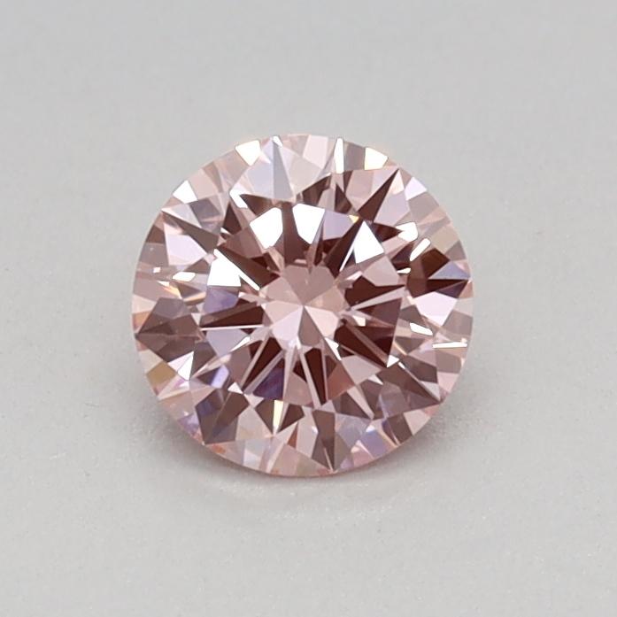 0.34 Ct. Fancy Vivid Pink Round Lab Grown Diamond