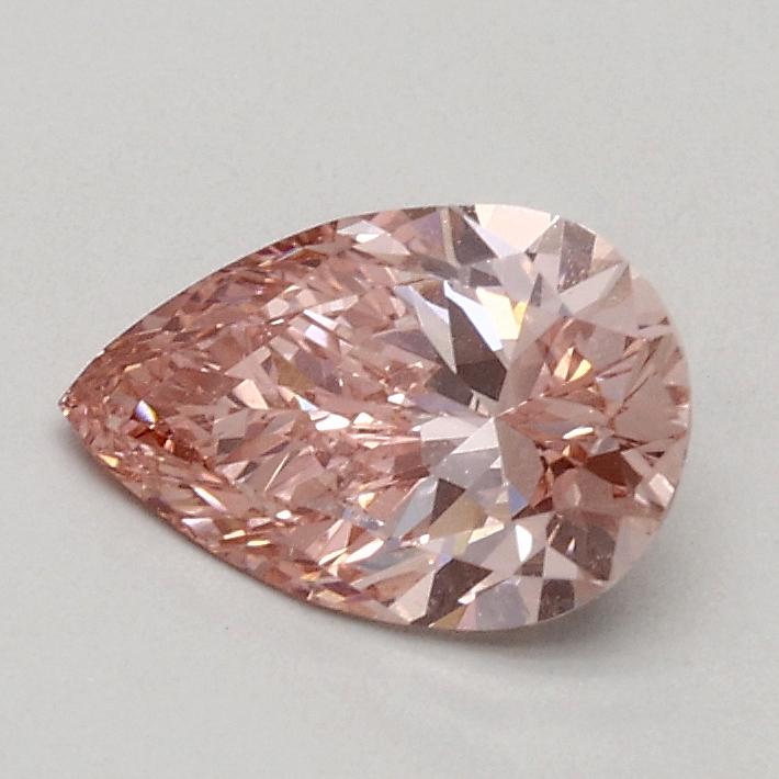 0.58 Ct. Fancy Intense Pink Pear Lab Grown Diamond