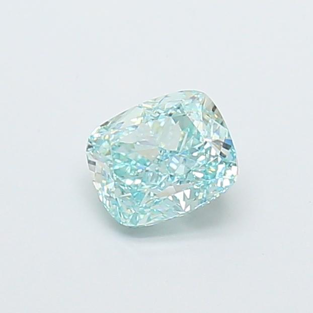 1.02 Ct. Fancy Intense Blue Cushion Lab Grown Diamond
