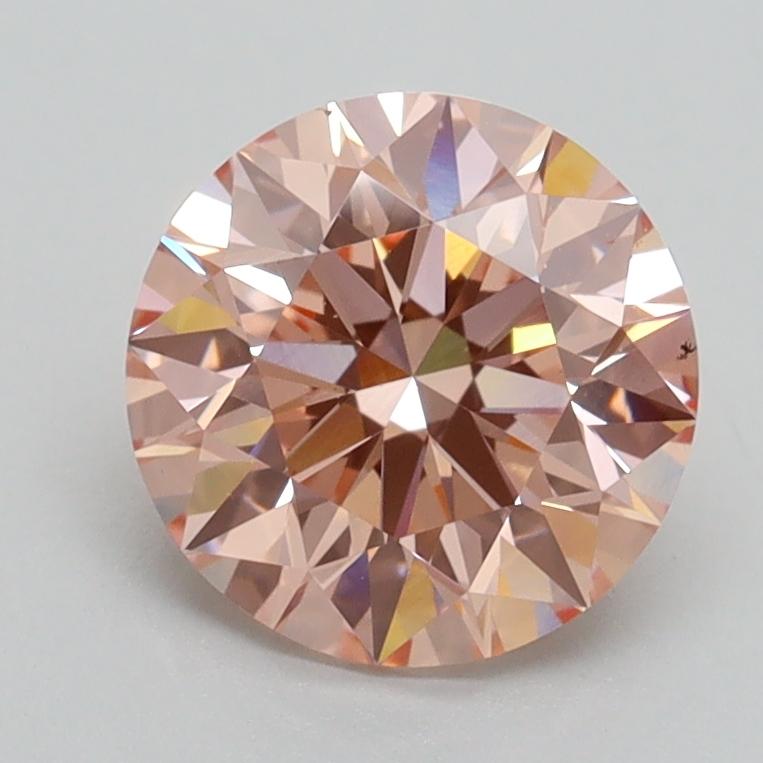 1.72 Ct. Fancy Intense Pink Round Lab Grown Diamond