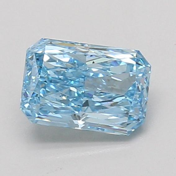 1.01 Ct. Fancy Vivid Blue Radiant Lab Grown Diamond