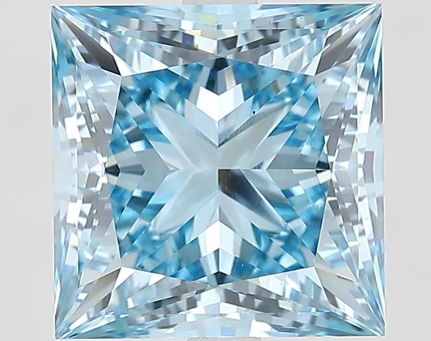 5.60 Ct. Fancy Blue Princess Lab Grown Diamond