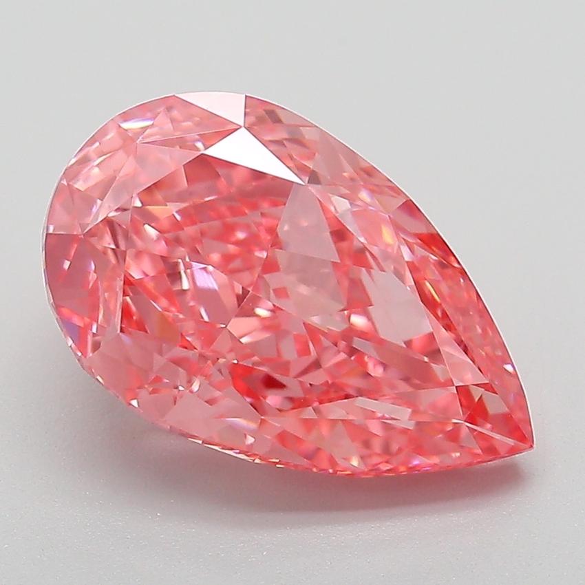 4.01 Ct. Fancy Pink Pear Lab Grown Diamond