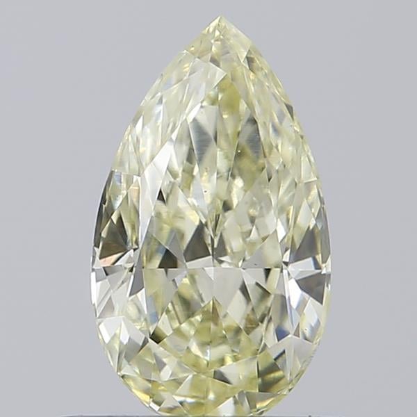0.54 Ct. Light Yellow Pear Lab Grown Diamond