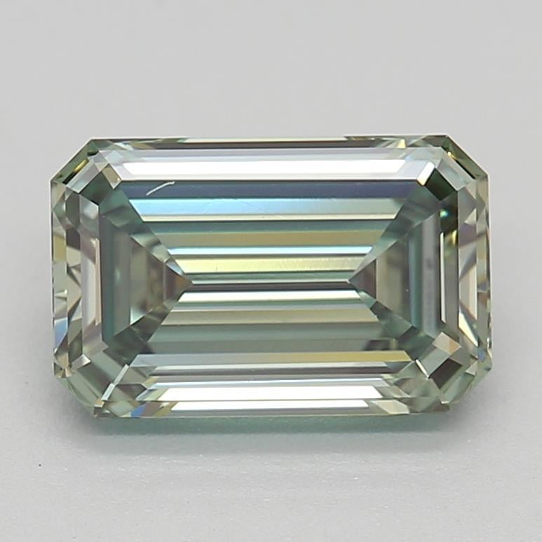 0.94 Ct. Fancy Intense Green Emerald Lab Grown Diamond