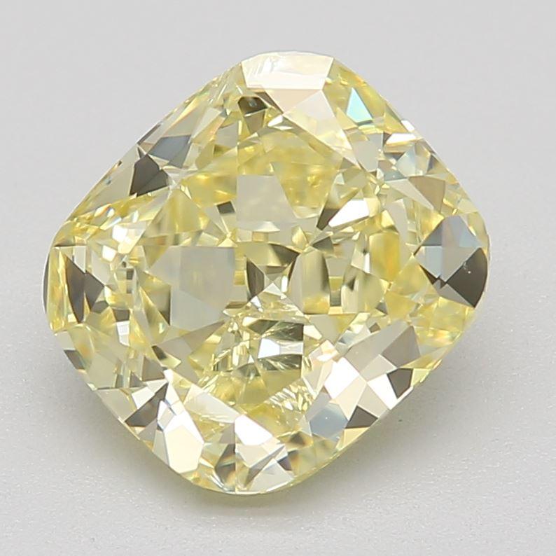 2.13 Ct. Fancy Intense Yellow Cushion Diamond