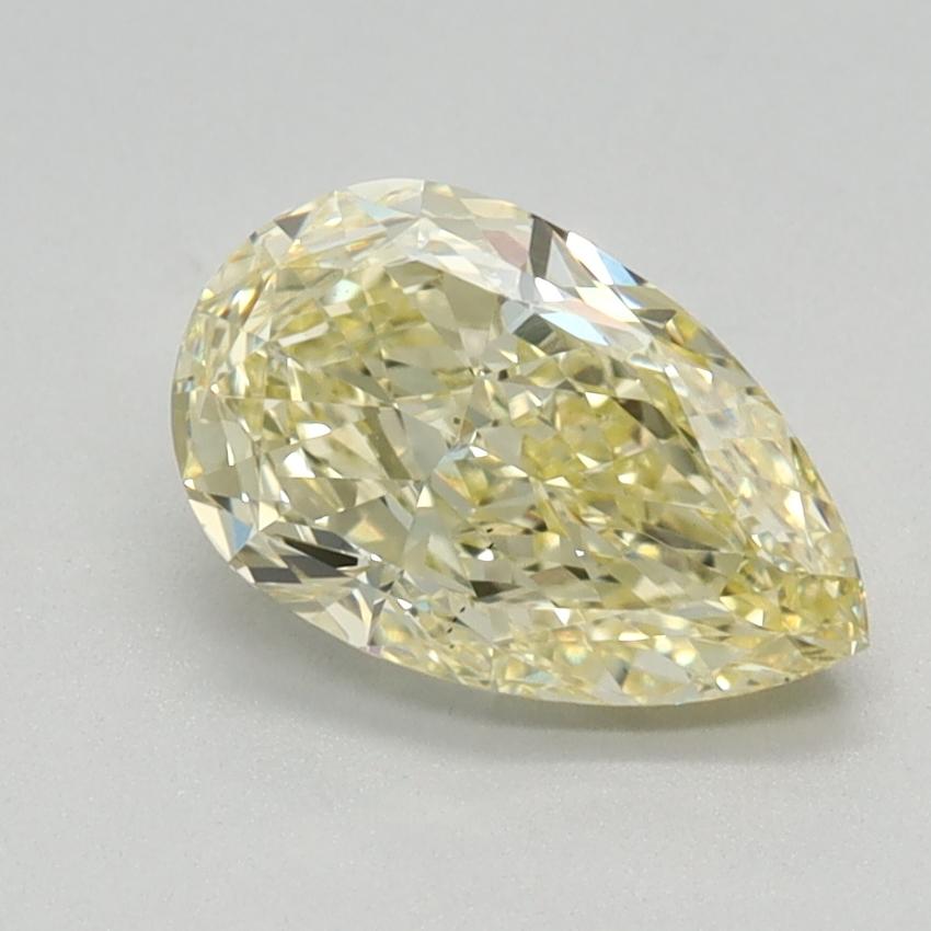1.21 Ct. Fancy Intense Yellow Pear Lab Grown Diamond