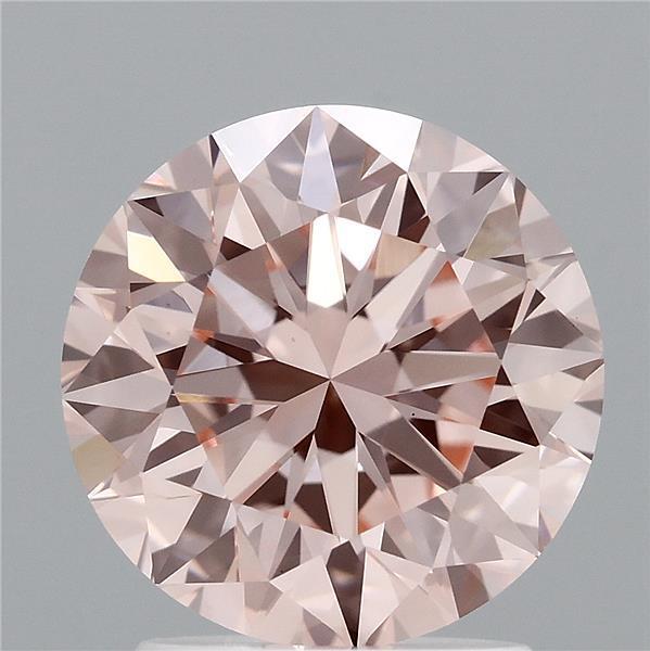 2.15 Ct. Fancy Vivid Pink Round Lab Grown Diamond
