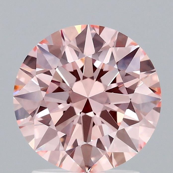2.02 Ct. Fancy Intense Pink Round Lab Grown Diamond