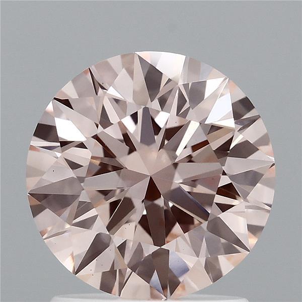 1.63 Ct. Fancy Intense Pink Round Lab Grown Diamond