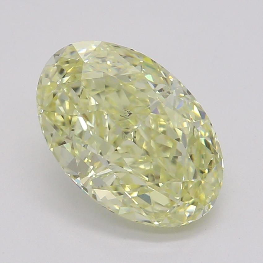1.01 Ct. Fancy Yellow Oval Diamond