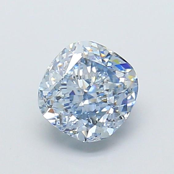 1.13 Ct. Fancy Light Blue Cushion Lab Grown Diamond
