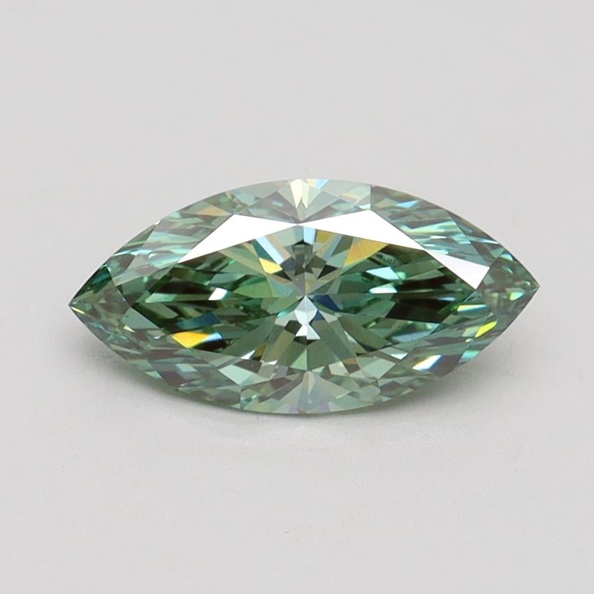 1.01 Ct. Fancy Intense Green Marquise Lab Grown Diamond