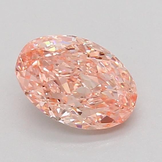 1.06 Ct. Fancy Vivid Pink Oval Lab Grown Diamond