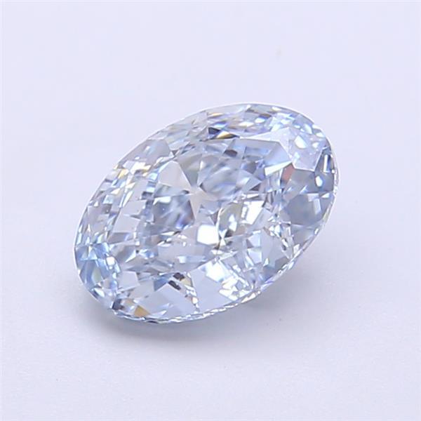 1.20 Ct. Fancy Intense  Blue Oval Lab Grown Diamond