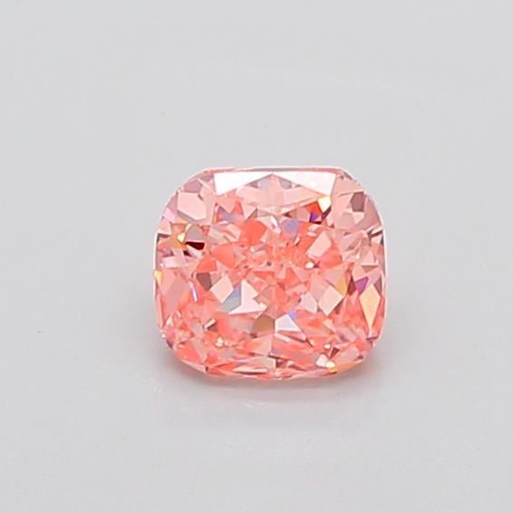 0.96 Ct. Fancy Vivid  Pink Cushion Lab Grown Diamond
