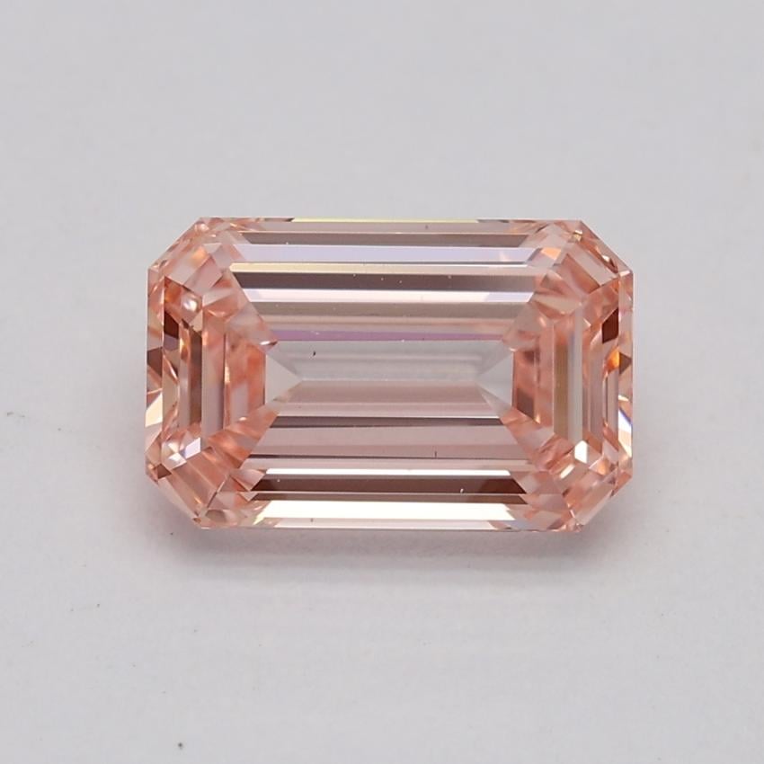 1.22 Ct. Fancy Intense Pink Emerald Lab Grown Diamond