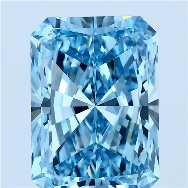 2.50 Ct. Fancy Blue Radiant Lab Grown Diamond