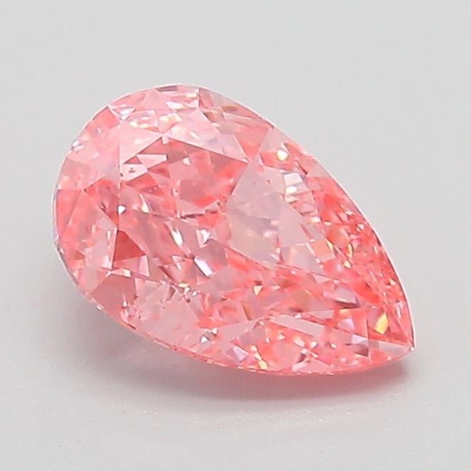 1.08 Ct. Fancy Vivid Pink Pear Lab Grown Diamond