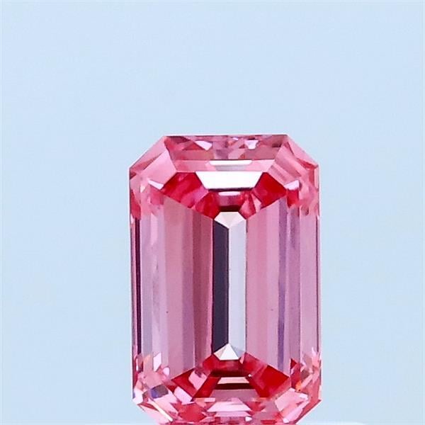 0.54 Ct. Fancy Vivid Pink Emerald Lab Grown Diamond