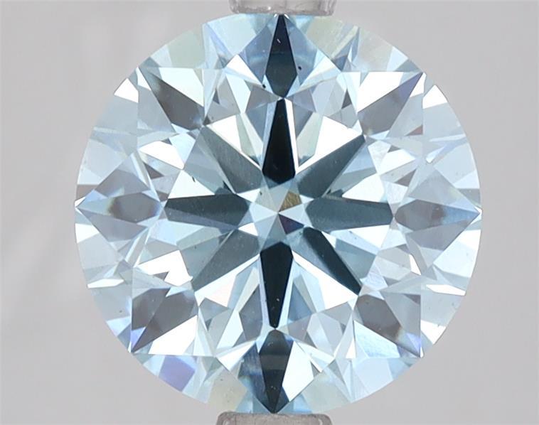 2.50 Ct. Fancy Intense Blue Round Lab Grown Diamond