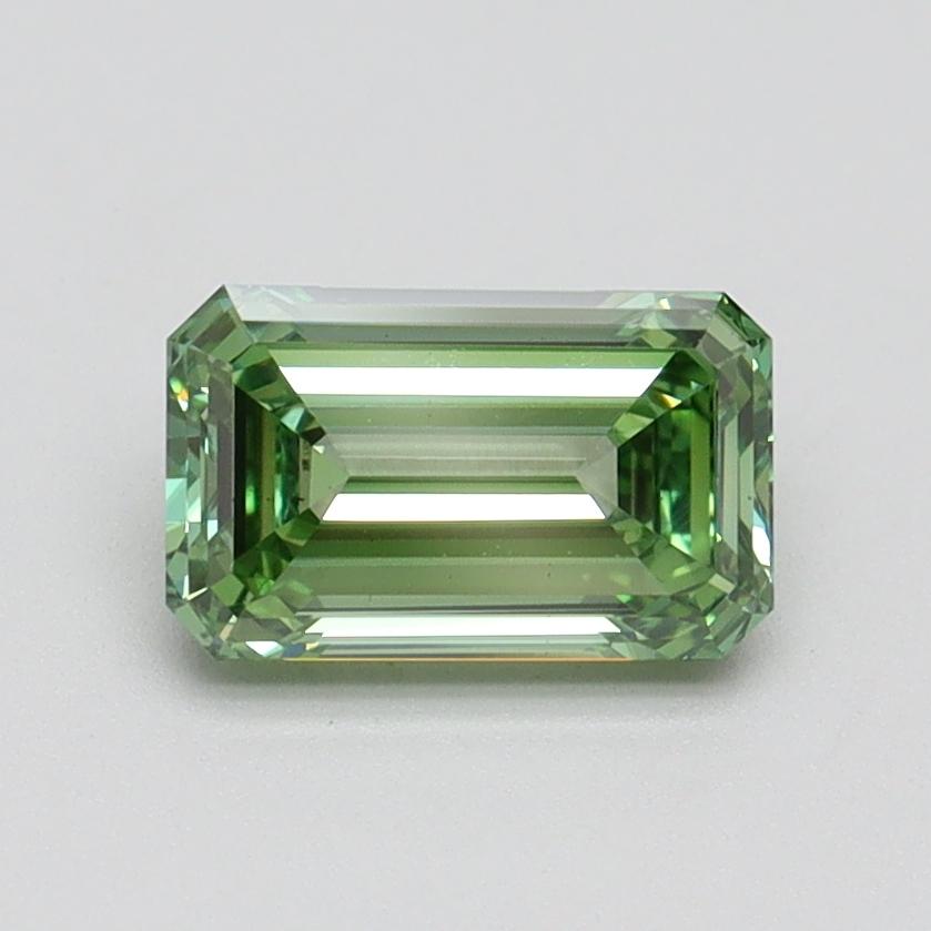 1.02 Ct. Fancy Intense Green Emerald Lab Grown Diamond