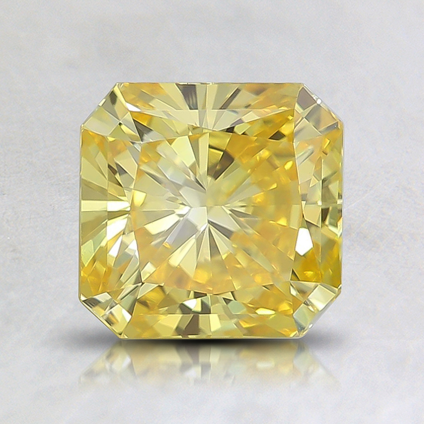 1.40 Ct. Fancy Vivid Orangy Yellow Radiant Lab Grown Diamond