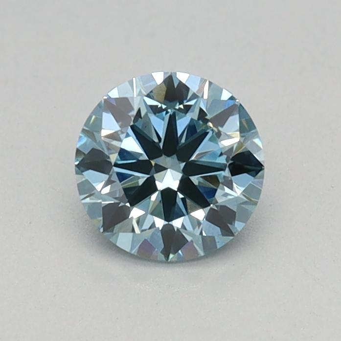0.36 Ct. Fancy Vivid Blue Round Lab Grown Diamond