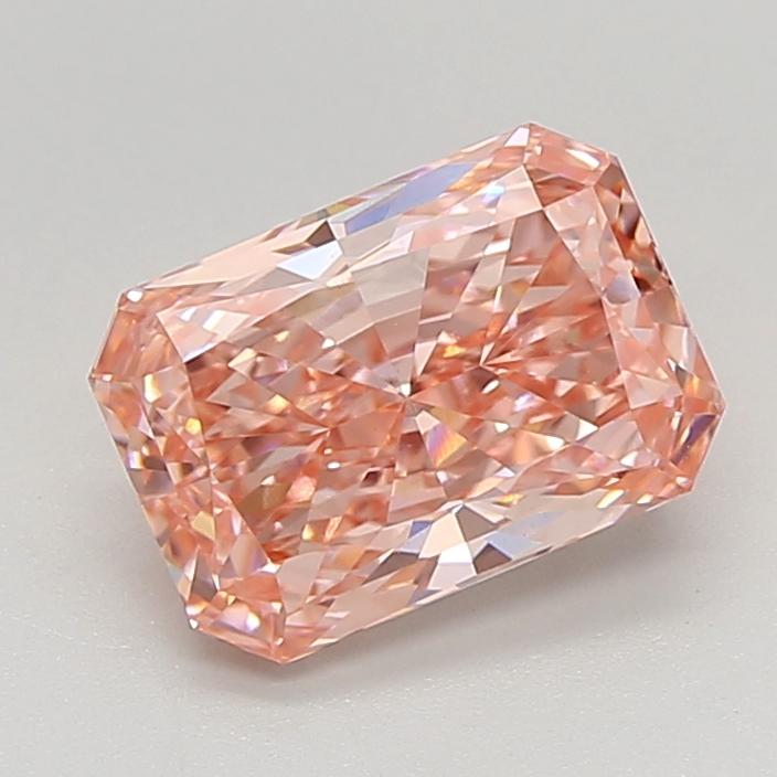 2.77 Ct. Fancy Vivid  Pink Radiant Lab Grown Diamond