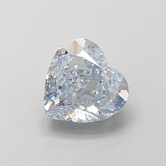 1.02 Ct. Fancy Intense Blue Heart Lab Grown Diamond