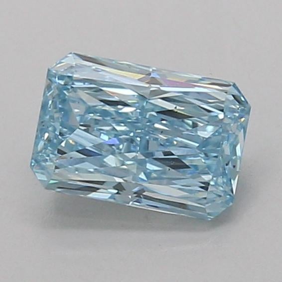 1.06 Ct. Fancy Vivid Blue Radiant Lab Grown Diamond