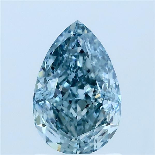 1.22 Ct. Fancy Intense Blue Pear Lab Grown Diamond