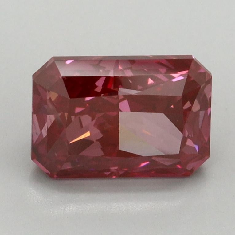 1.74 Ct. Fancy Vivid Red Radiant Lab Grown Diamond