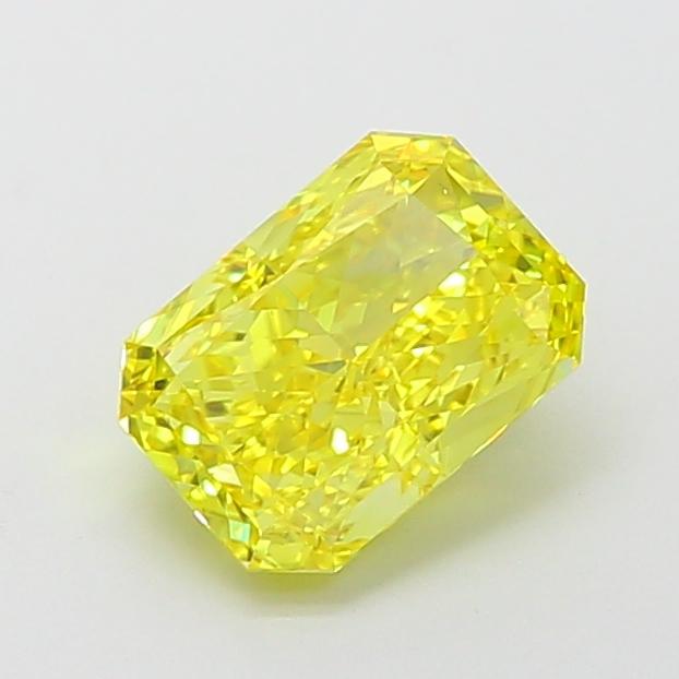 1.51 Ct. Fancy Vivid Yellow Radiant Lab Grown Diamond