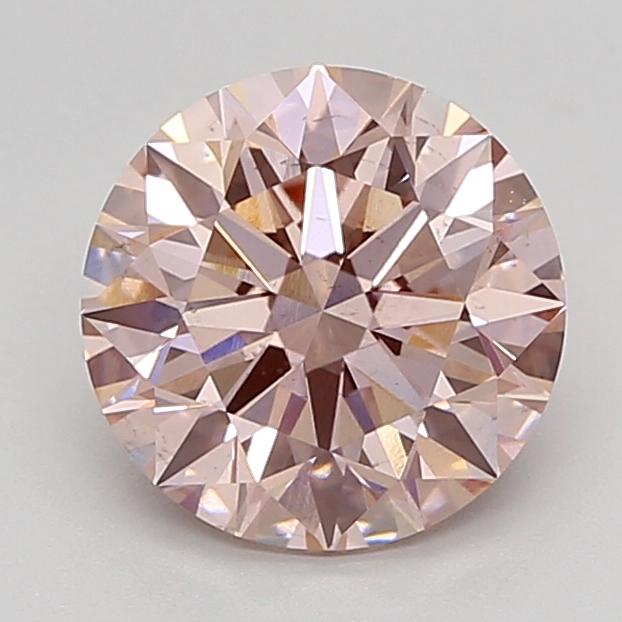 2.91 Ct. Fancy Intense  Pink Round Lab Grown Diamond