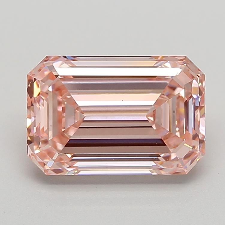 4.02 Ct. Fancy Intense  Pink Emerald Lab Grown Diamond