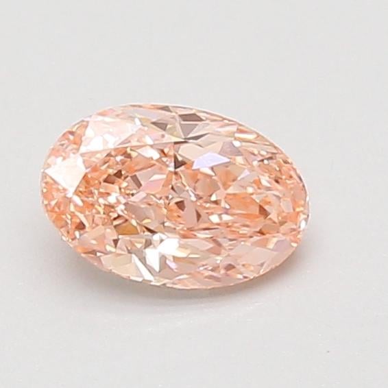 0.70 Ct. Fancy Vivid Pink Oval Lab Grown Diamond