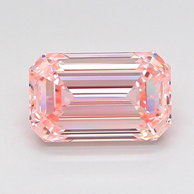 2.22 Ct. Fancy Intense Pink Emerald Lab Grown Diamond