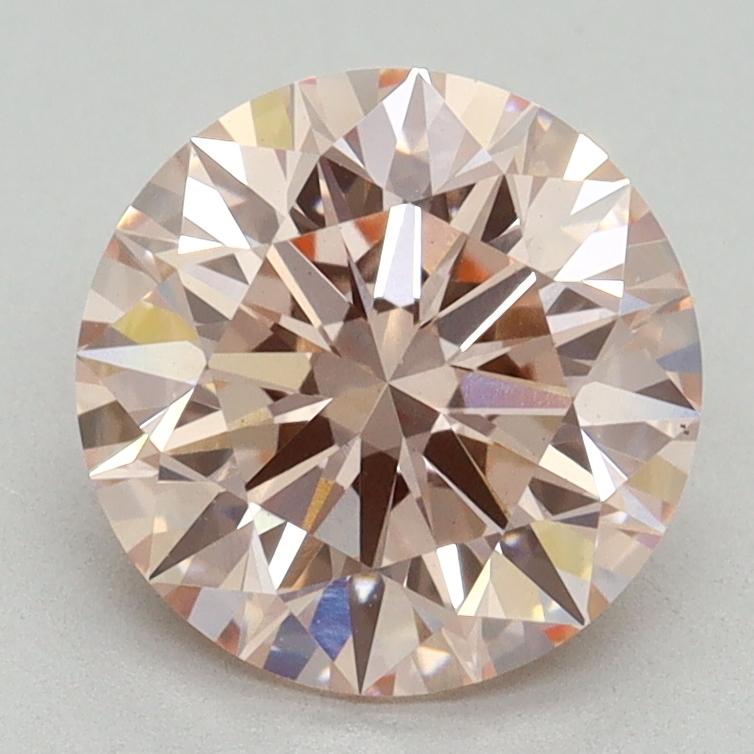 2.27 Ct. Fancy Intense Pink Round Lab Grown Diamond