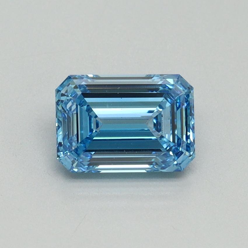 1.04 Ct. Fancy Vivid Blue Emerald Lab Grown Diamond