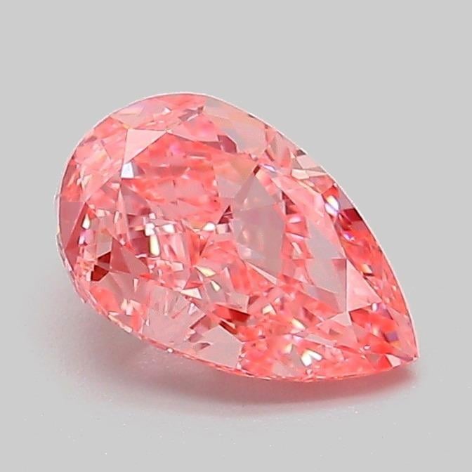 1.04 Ct. Fancy Vivid Pink Pear Lab Grown Diamond