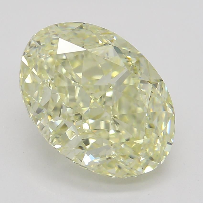 2.24 Ct. Fancy Light Yellow Oval Diamond