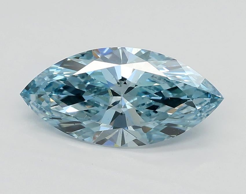 1.20 Ct. Fancy Intense Blue Marquise Lab Grown Diamond